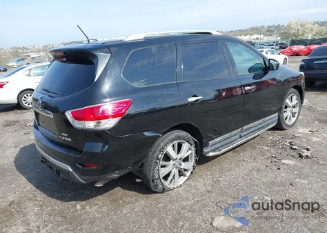 2013 Nissan Pathfinder Platinum from USA, damaged, VIN 5N1AR2MM8DC687358